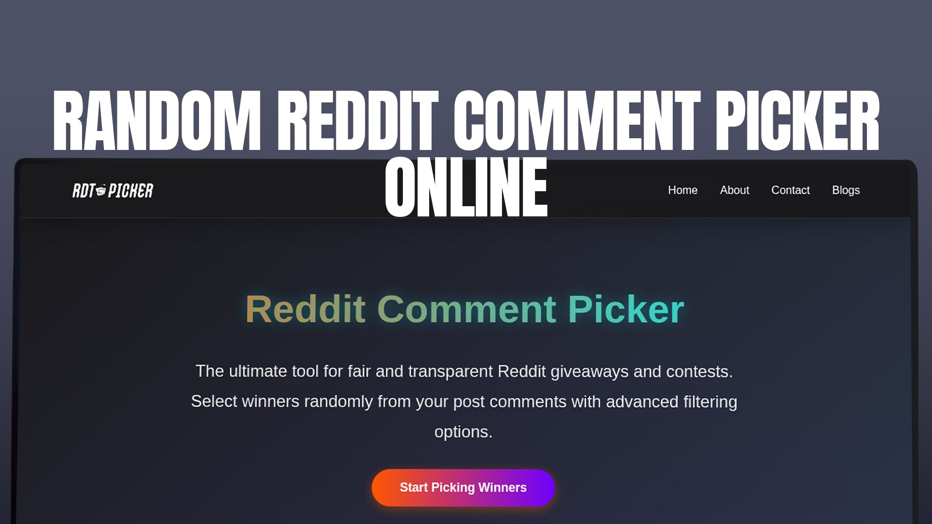 Random Reddit Comment Picker Online