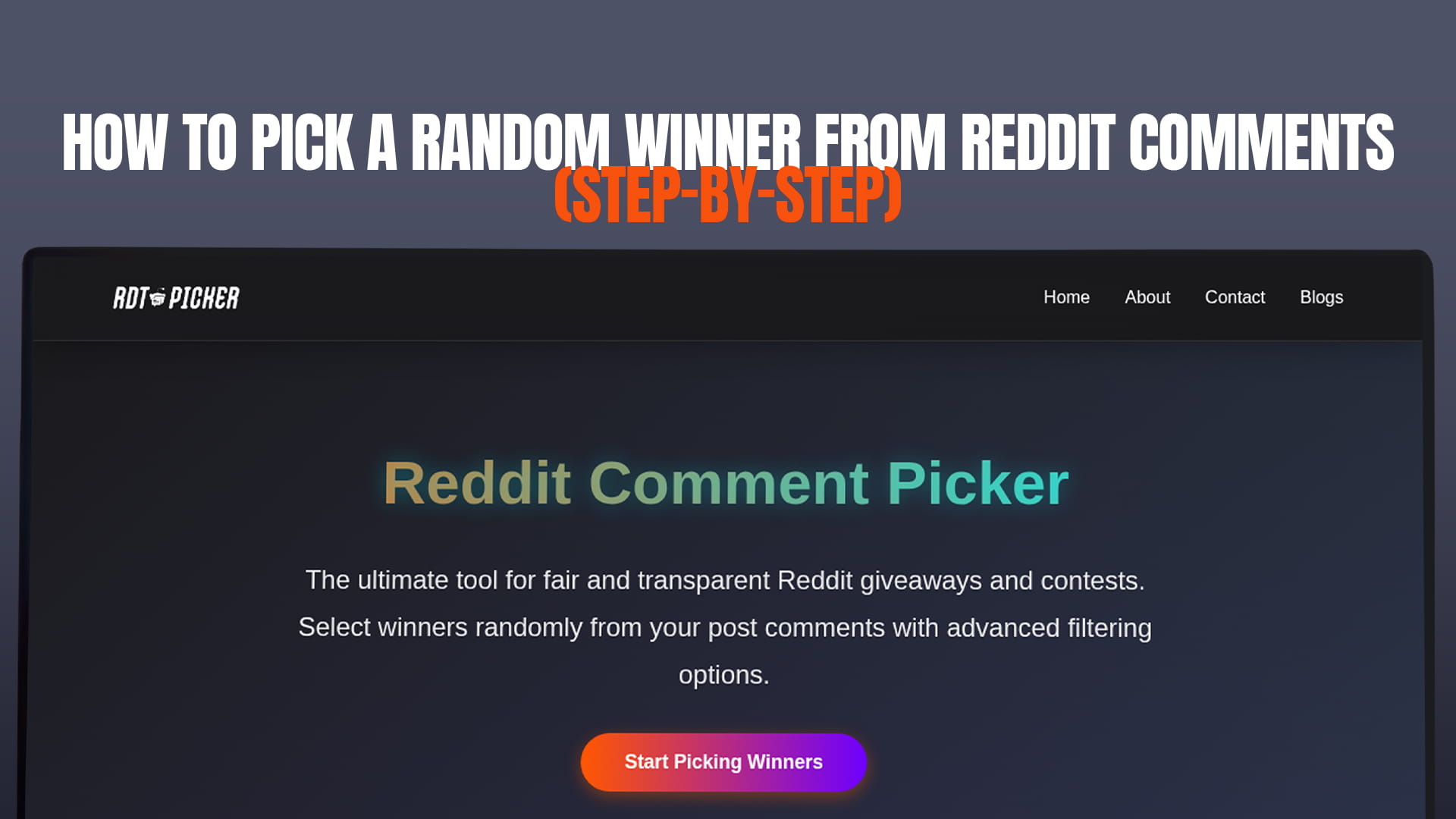 How to Pick a Random Winner From Reddit Comments (Step-by-Step)