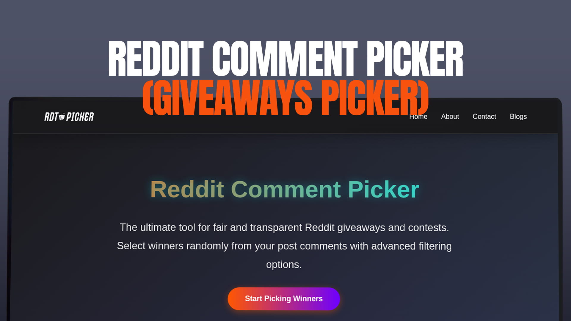 Reddit Comment Picker (Giveaways Picker)